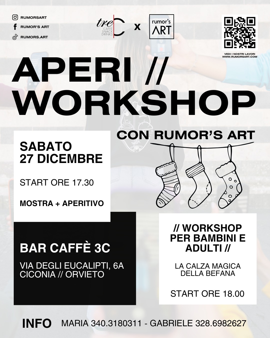 AperiWorkshop con Rumor’s Art: creatività e convivialità